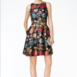Tahari Brocade Cocktail Dress